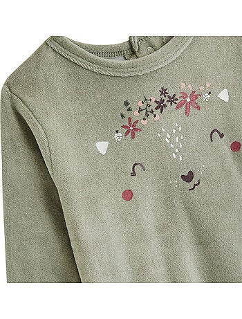 Lot de 2 pyjamas enfant 2 pièces en velours misti