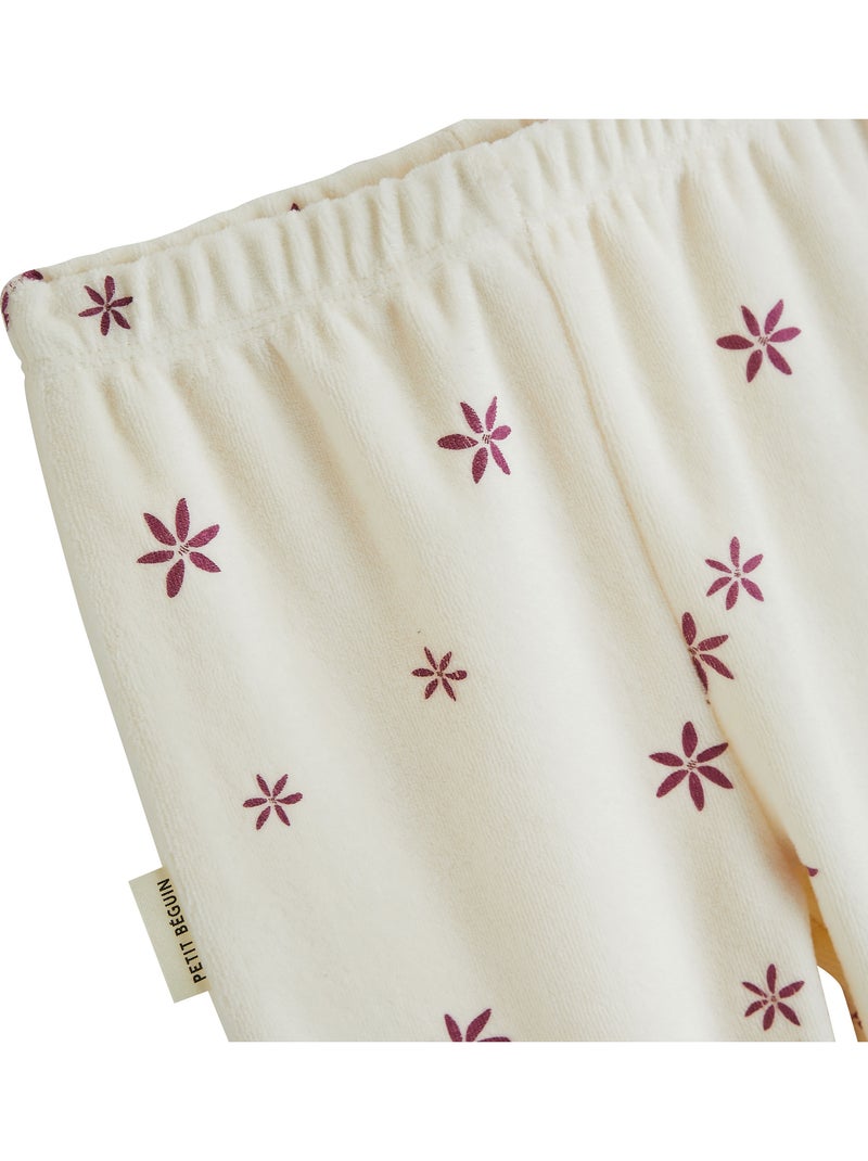 Lot de 2 pyjamas enfant 2 pièces en velours misti Rose - Kiabi