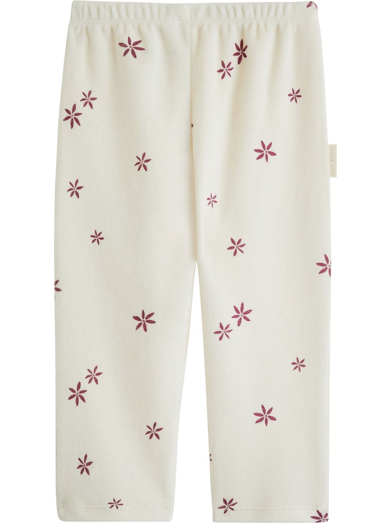Lot de 2 pyjamas enfant 2 pièces en velours misti Rose - Kiabi