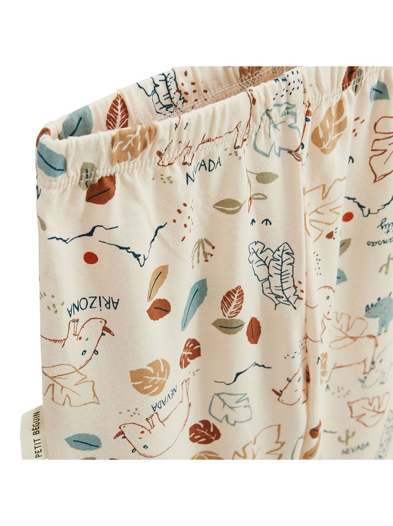 Lot de 2 pyjamas enfant 2 pièces Kansas City Kaki - Kiabi