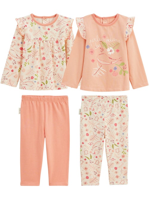 Lot de 2 pyjamas enfant 2 pièces Santa Giulia - Kiabi
