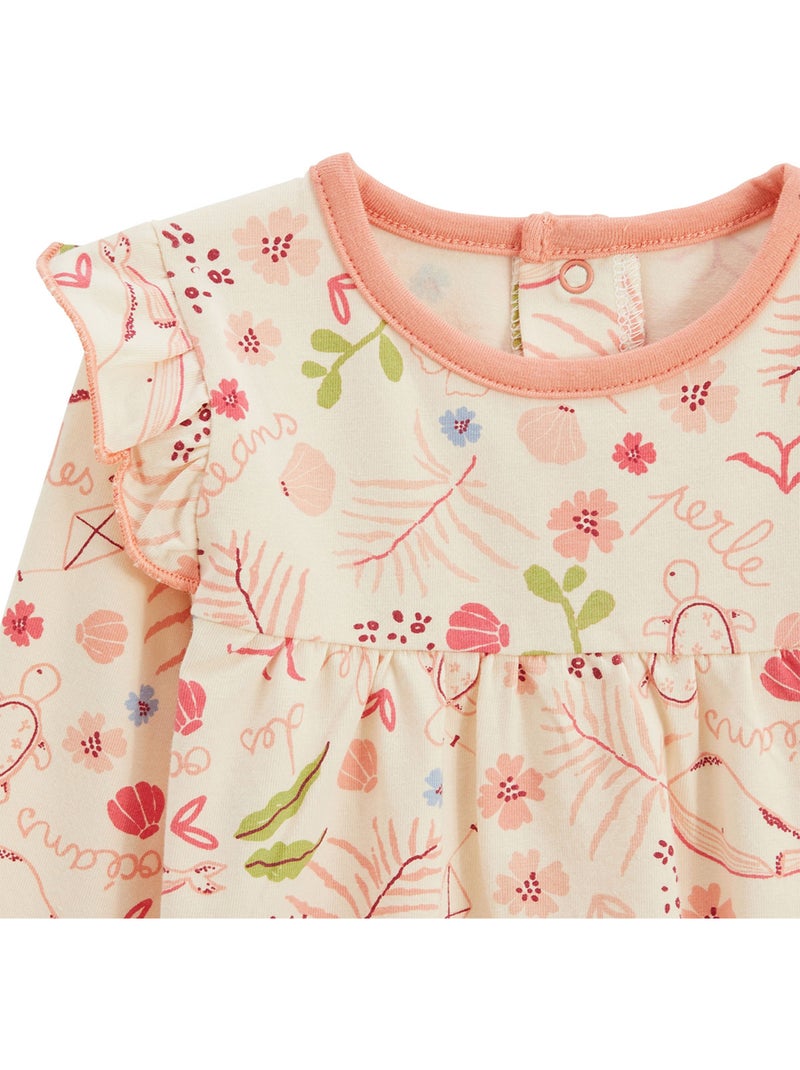 Lot de 2 pyjamas enfant 2 pièces Santa Giulia Corail - Kiabi