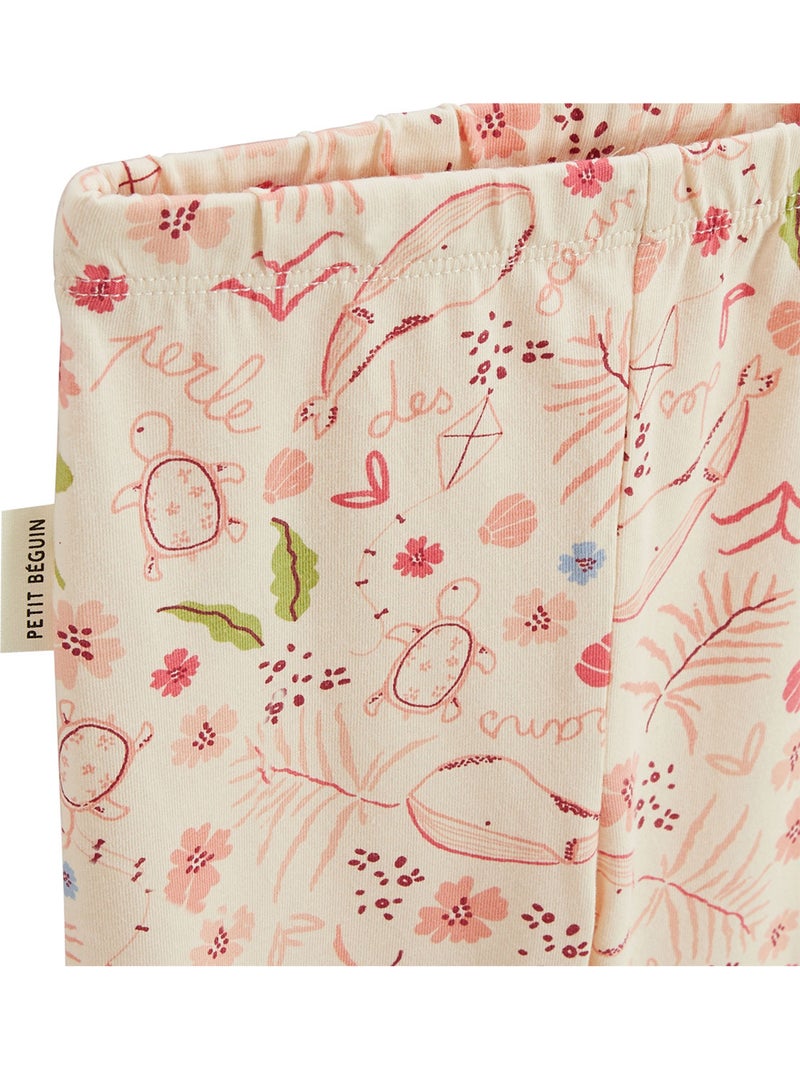Lot de 2 pyjamas enfant 2 pièces Santa Giulia Corail - Kiabi