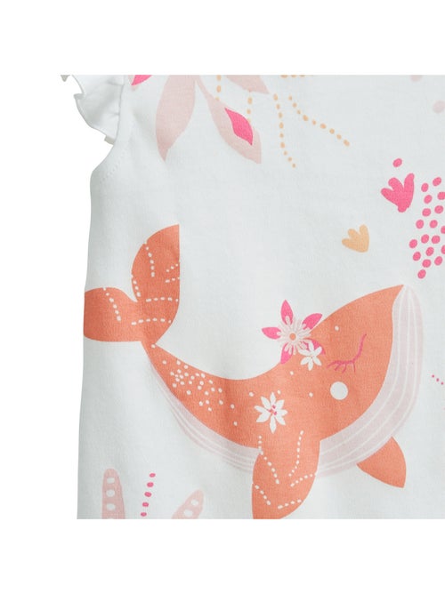 Lot de 2 pyjamas enfant manches courtes Bahamas - Kiabi