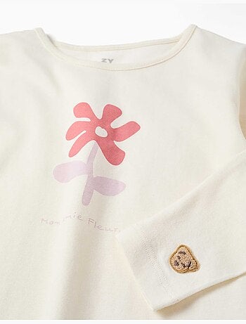 Lot de 2 pyjamas longs en coton avec imprimés floraux