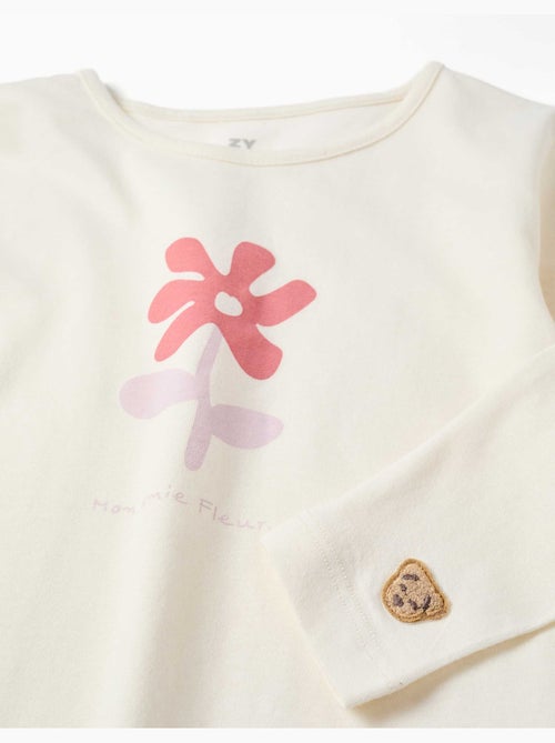 Lot de 2 pyjamas longs en coton avec imprimés floraux - Kiabi Lot de 2 pyjamas longs en coton avec imprimés floraux - Kiabi