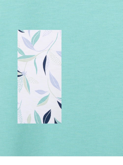 Lot de 2 pyjamas maille jersey pur coton peigné - Damart - Kiabi