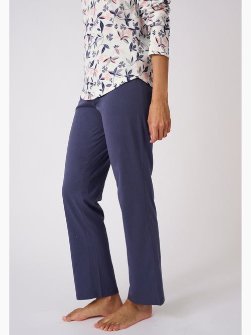 Lot de 2 pyjamas maille jersey pur coton peigné - Damart - Kiabi Lot de 2 pyjamas maille jersey pur coton peigné - Damart - Kiabi