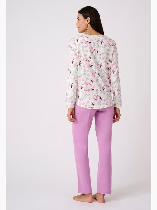 Lot de 2 pyjamas maille jersey pur coton peigné - Damart - Kiabi Lot de 2 pyjamas maille jersey pur coton peigné - Damart - Kiabi