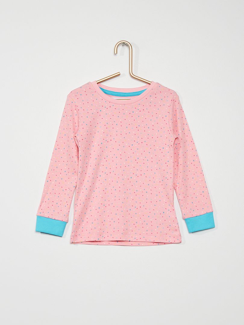 Drap-Housse Enfant 90x190 Cm - Motifs Roses - Coton OEKO-TEX - Vertbaudet Eau De Rose