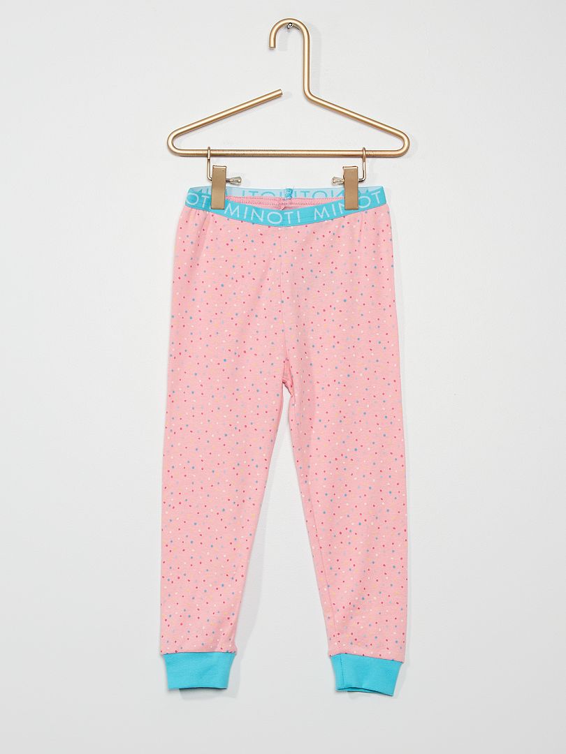 Lot De 2 Pyjamas Kiabi Taille 6 Mois – Rose Et Blanc, Thème E.T., Velours Coton, Occasion TB