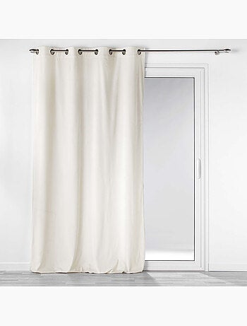 Lot de 2 Rideau à oeillets velours côtelé Casual