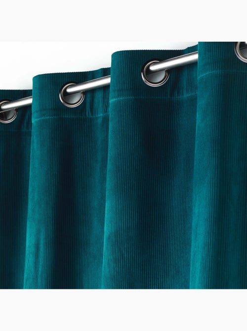 Lot de 2 Rideau à oeillets velours côtelé Casual - Kiabi