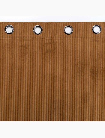 Lot de 2 Rideau à oeillets velours côtelé Casual