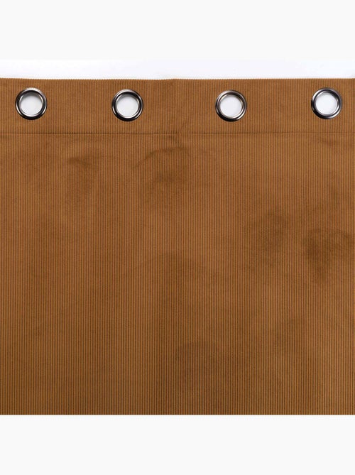 Lot de 2 Rideau à oeillets velours côtelé Casual - Kiabi