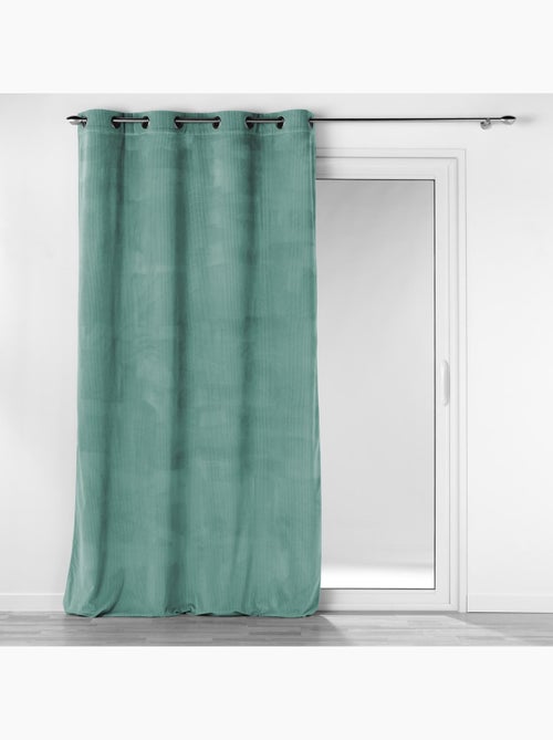 Lot de 2 Rideau à oeillets velours côtelé Casual - Kiabi