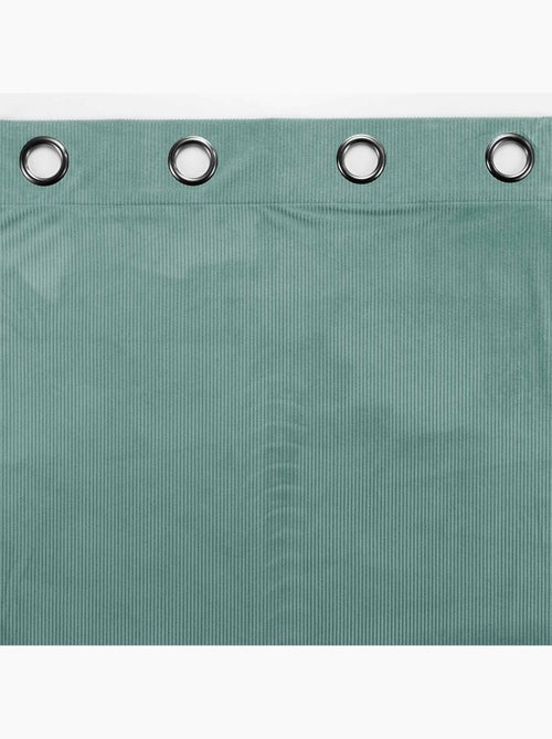 Lot de 2 Rideau à oeillets velours côtelé Casual - Kiabi