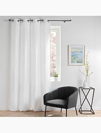 Lot de 2 Rideaux - Tamisant en velours uni - Novana