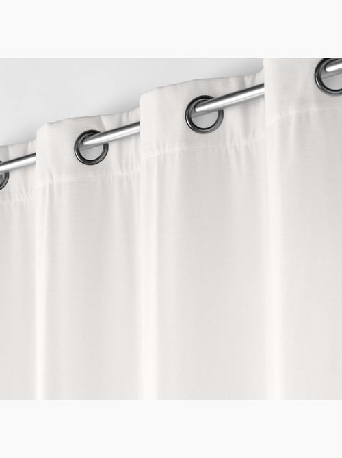 Lot de 2 Rideaux - Tamisant en velours uni - Novana - Kiabi