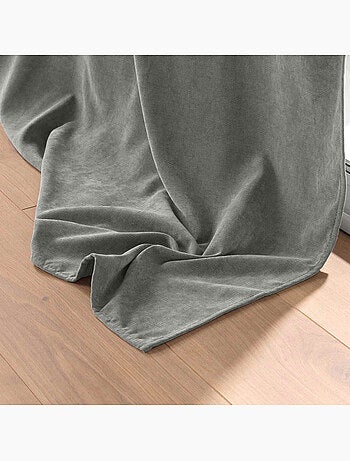 Lot de 2 Rideaux - Tamisant en velours uni - Novana