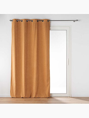 Lot de 2 Rideaux - Tamisant en velours uni - Novana