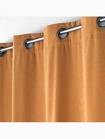 Lot de 2 Rideaux - Tamisant en velours uni - Novana