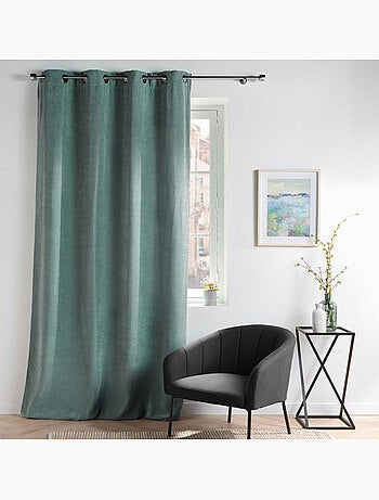 Lot de 2 Rideaux - Tamisant en velours uni - Novana