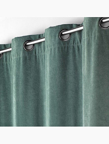 Lot de 2 Rideaux - Tamisant en velours uni - Novana