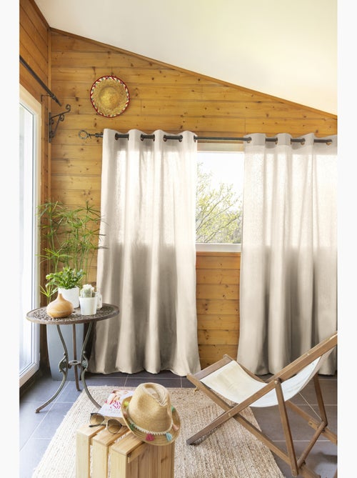 Lot de 2 Rideaux 100% Coton Prélavé – KALA - Kiabi