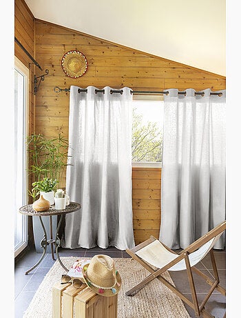 Lot de 2 Rideaux 100% Coton Prélavé – KALA