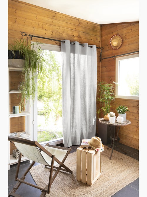 Lot de 2 Rideaux 100% Coton Prélavé – KALA - Kiabi