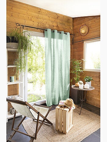 Lot de 2 Rideaux 100% Coton Prélavé – KALA