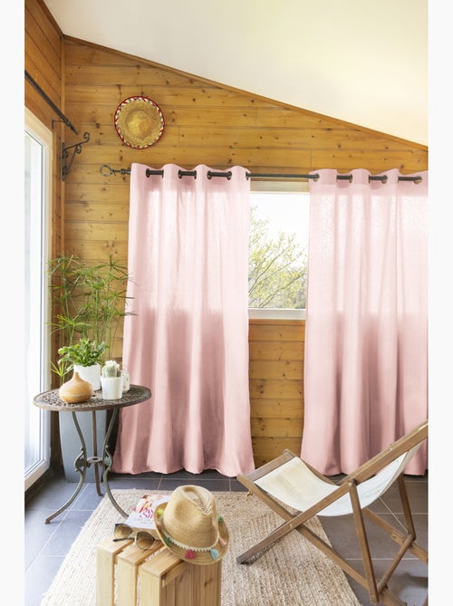 Lot de 2 Rideaux 100% Coton Prélavé – KALA - Kiabi