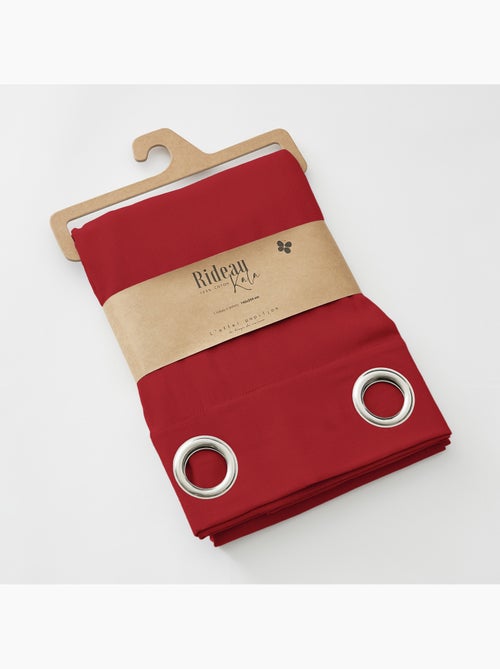 Lot de 2 Rideaux 100% Coton Prélavé – KALA - Kiabi
