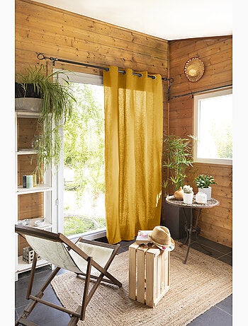 Lot de 2 Rideaux 100% Coton Prélavé – KALA
