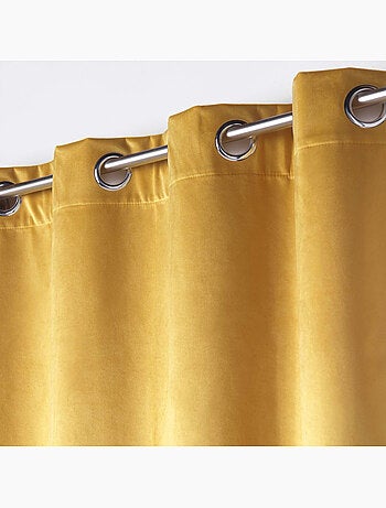 Lot de 2 Rideaux 100% occultant en velours Velounight