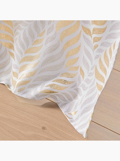 Lot de 2 Rideaux à occultant à oeillets Imprimé Métallisé Lyra - Kiabi