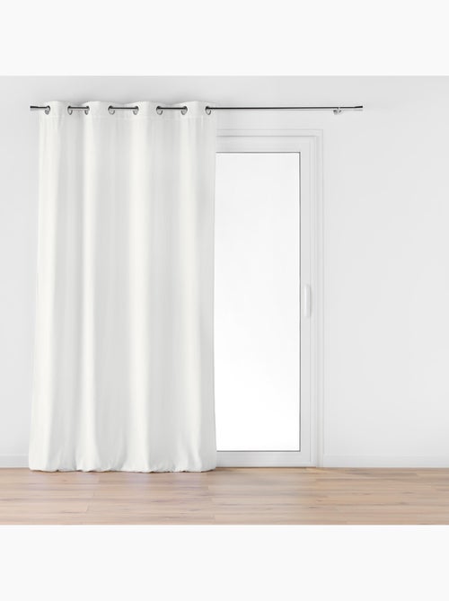 Lot de 2 Rideaux à œillets - Velours épais - Mika - Kiabi