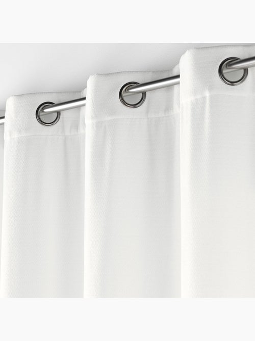 Lot de 2 Rideaux à œillets - Velours épais - Mika - Kiabi