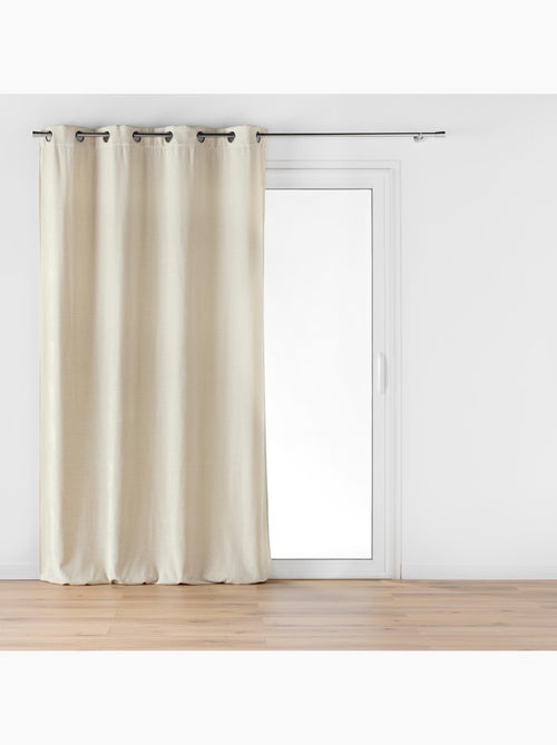 Lot de 2 Rideaux à œillets - Velours épais - Mika - Kiabi