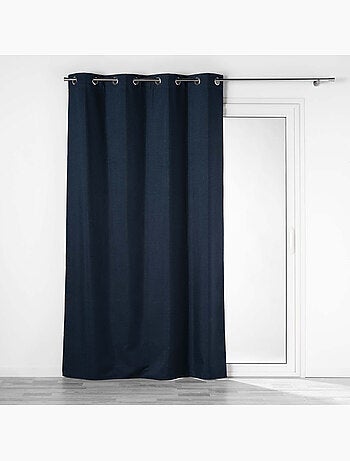 Lot de 2 rideaux à œillets 100% occultant thermique - Modèle Crépuscule