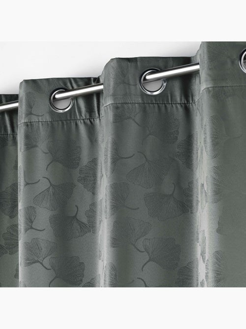 Lot de 2 Rideaux à oeillets 100% occultant/jacquard - Lunella - Kiabi