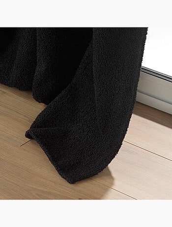 Lot de 2 Rideaux à Œillets – Bouclette Unie – Wooly