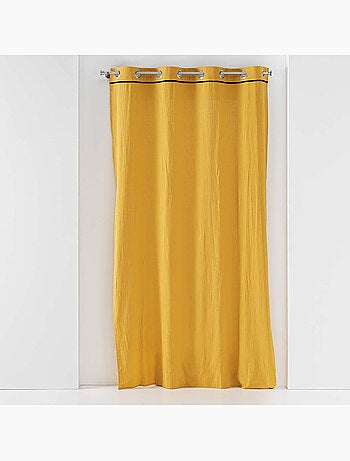 Lot de 2 rideaux à oeillets Coton lavé Linette