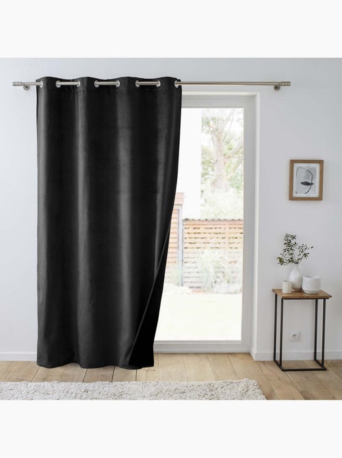 Lot de 2 Rideaux à oeillets coupe froid 100% polyester - Kiabi