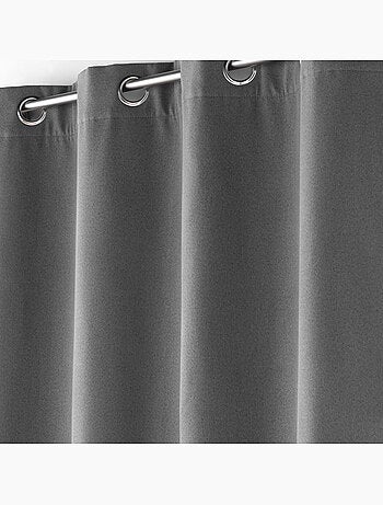 Lot de 2 Rideaux à oeillets doublé polaire isolant Jupiter
