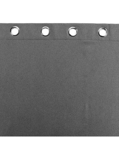 Lot de 2 Rideaux à oeillets doublé polaire isolant Jupiter - Kiabi