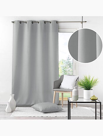Lot de 2 rideaux à œillets métal – essentiel