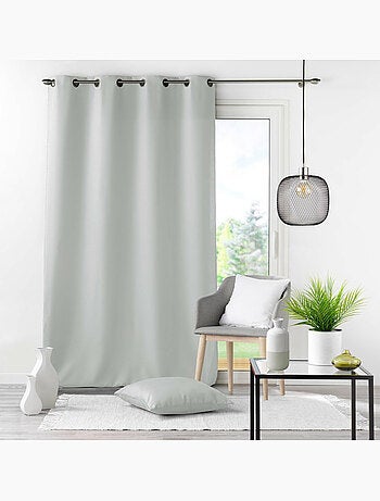 Lot de 2 rideaux à œillets métal – essentiel