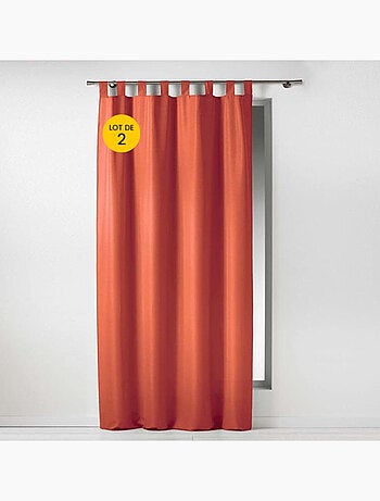 Lot de 2 Rideaux à Œillets Métal – Essentiel